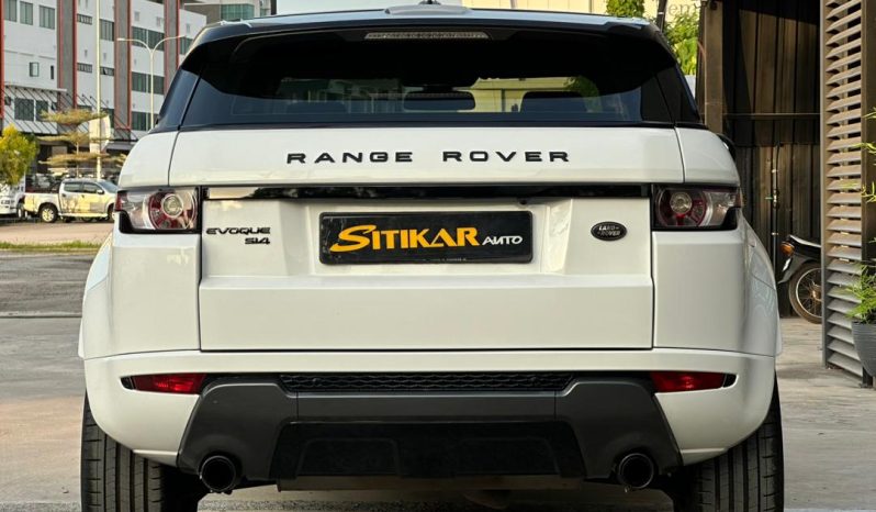 
August 2012 LAND ROVER RANGE ROVER EVOQUE 2.0 (A) Si4 Petrol full									